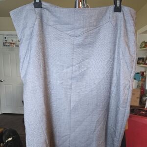 Worthington Gray Midi Pencil Skirt for Work